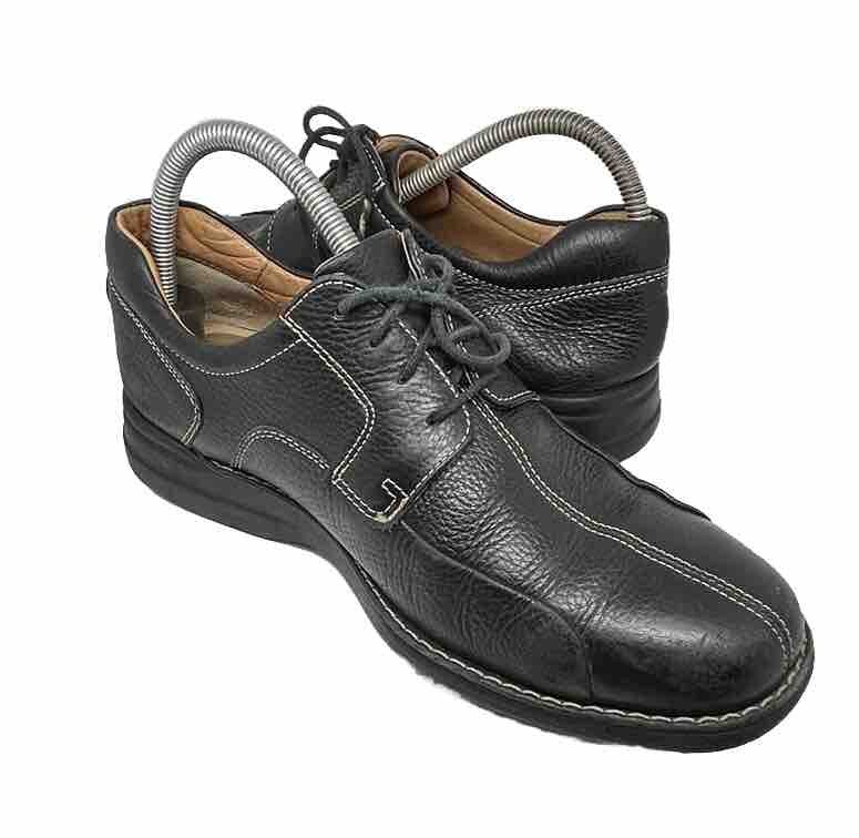 Johnston & Murphy Shuler Bicycle Mens Size 9 M Black Leather  display picture 1