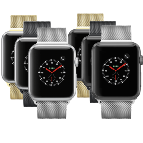 Apple Watch Series 3 GPS + 4G LTE 42MM (Silver or Space Gray) - Milanese  Band | eBay