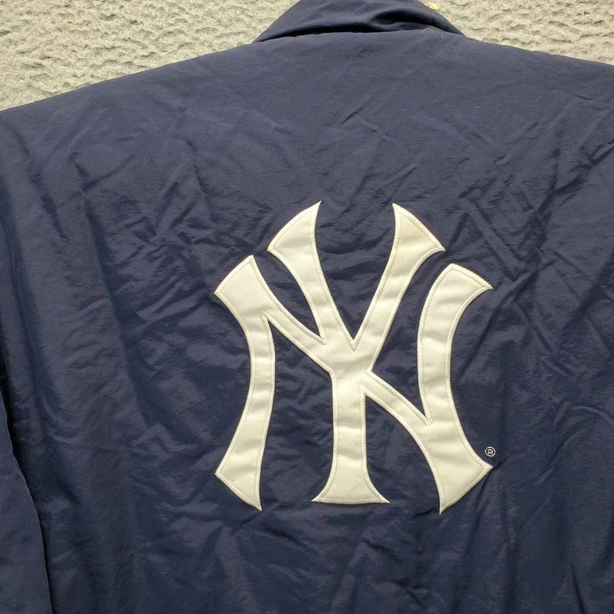 Vtg New York Yankees adidas Jacket Baseball Mens 2XL Navy