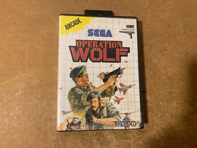 Jeu Sega Master System Operation Wolf - Complet En Boîte, Occasion état Correct, Version Française