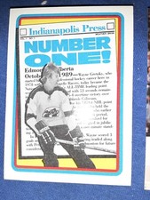Wayne Gretzky - 1990-91 Topps Hockey Card #1 Indianapolis Press - Number One MVP
