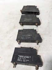 Lot of 4 Heinemann X0411TS Circuit Breaker, 25A 120VAC 1P CUR 3