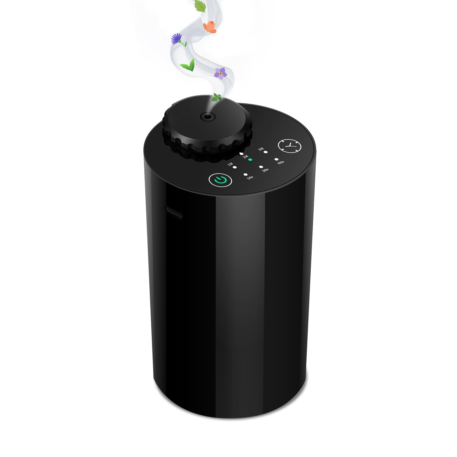 Aromatherapy Waterless Diffuser with 10-30-90s Spray Settings & Timer  