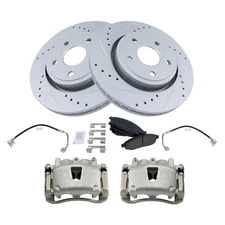 Front Brake Pad & Rotor Kit For Jeep