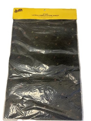 Miniature Dollhouse Cobble Stone Sheet Latex #7320  11x17