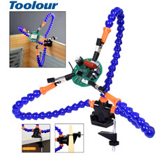 Solder Helping Hands Soldering Third Hand Tool 3pcs Flexible Arms Clamp Swivel