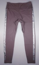 Victoria's Secret VS PINK Cotton Leggings Logo Purple Mauve Extra Large XL