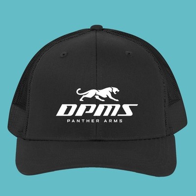DPMS Panther Arms Firearms Black Trucker Hat Cap Adult Size