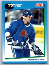 1991-92 Score Canadian Tony Twist Rookie Quebec Nordiques #396