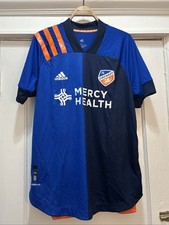 Adidas MLS Men’s Cincinnati FC Football Club Soccer Jersey Blue - L Large - NWT