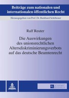 Die Auswirkungen Des Unionsrechtlichen Altersdiskriminierungsverbots Auf Das...