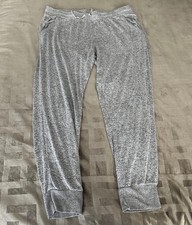 Gilligan  O'Malley Pajama Pants Womens XL Gray Knit Jogger Lounge Sleep