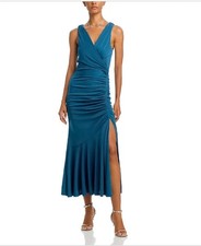 NEW Cinq A Sept Womens Mika Dress Midnight Rain Blue Size 12 NWT FREE Shipping