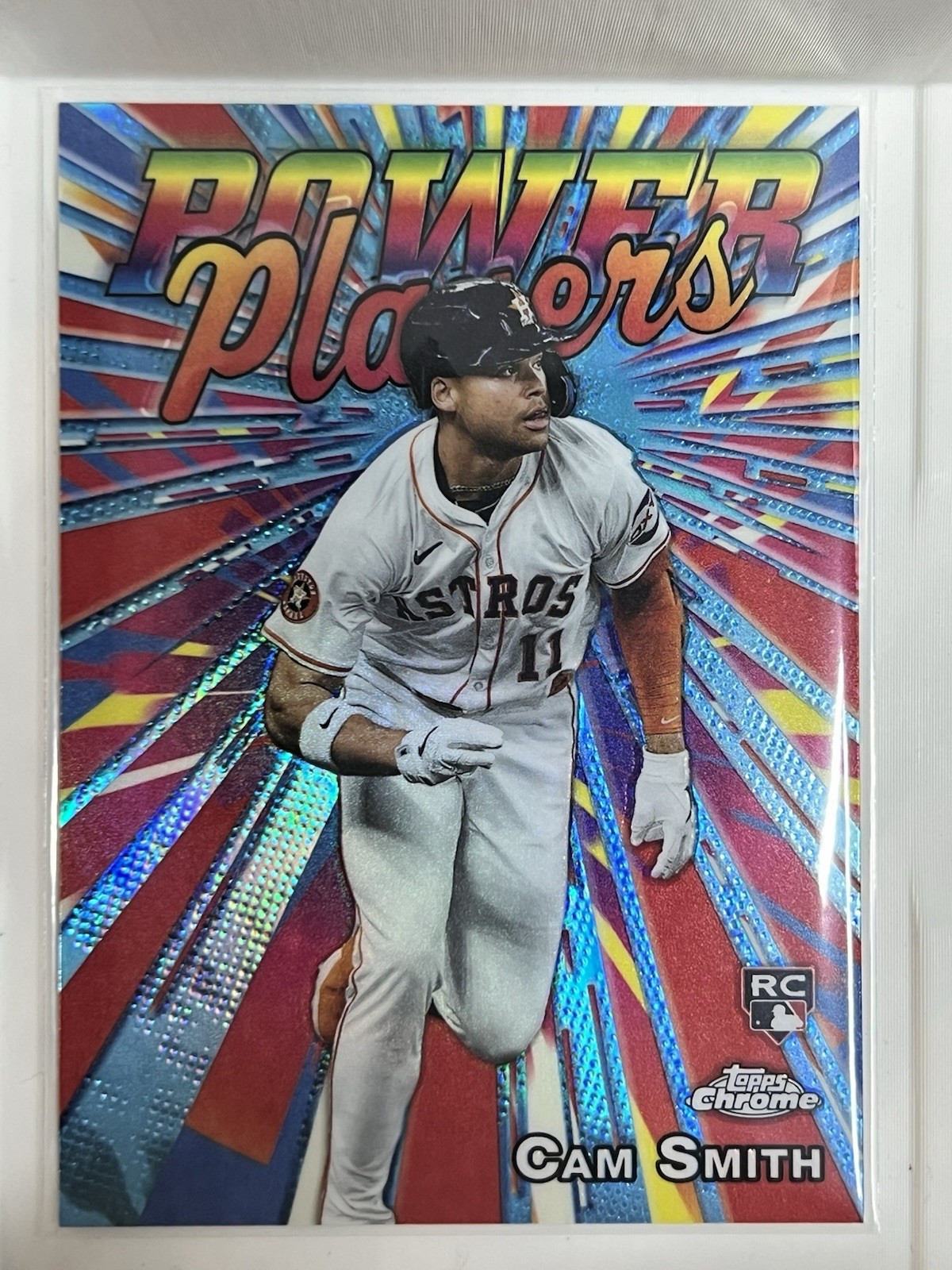 2025 Topps Chrome Update Cam Smith #PP-28 Power Players Rookie RC Card Astros