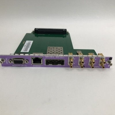 Axon U4Txxx 4x SDI I/O SFP Ethernet Metadaten GPI Broadcast Karte