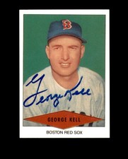 George Kell Signed 1954 Red Heart 1991 Reprint Boston Red Sox Autograph