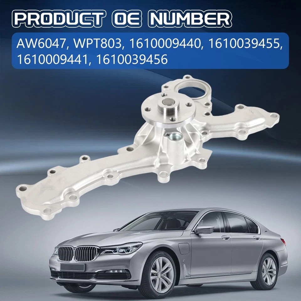 Water Pump W/Gasket for Toyota Camry Highlander RAV4 Lexus ES350 3.5L AW6047 Foto 4 de 4