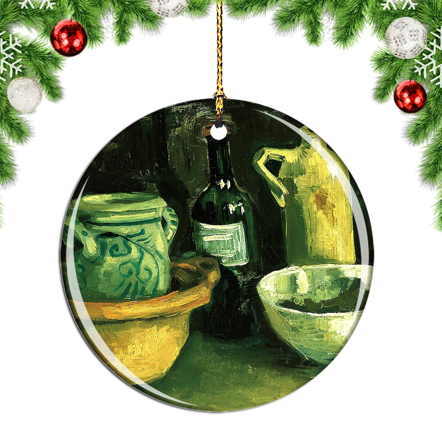 Van Gogh Still Life Painting Christmas ornament city travel souvenir