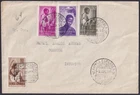 F-EX64155 SPANISH GUINEA 1955 FDC REG INDIGENOUS APOSTOLIC CENTENARY RELIGION.