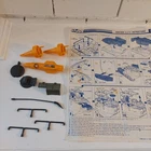 1988 GI JOE WARTHOG PARTS and INSTRUCTIONS ALL ORIGINAL
