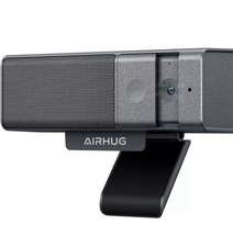AIRHUG 3 in 1 Webcam - 1080P Webcam with Microphone and Speaker, USB Webcam with