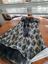 Vintage Jessica McClintock for Gunne Sax Ivory Strapless Cocktail Dress Size 5