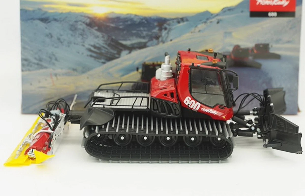 JC 1/43 Scale PistenBully 600 Snowplow Diecast Model Plastic