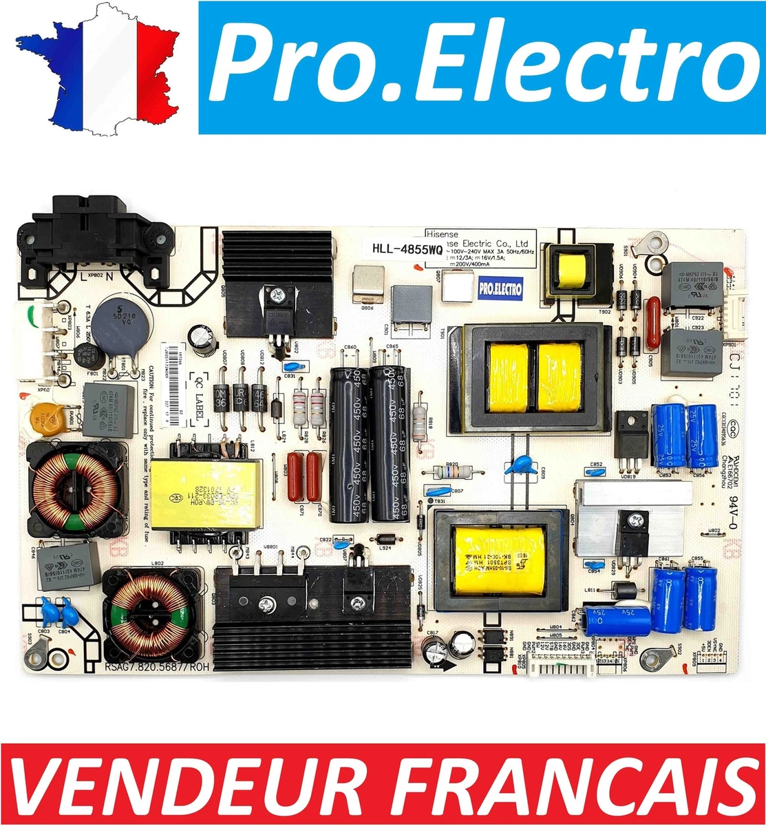 Kit Riparazione Alimentatore Hisense RSAG7.820.5687/R0H Per TV 50H5C - Ricambio Originale