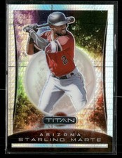 2020 Panini Chronicles #17 Starling Marte Titan Hyper #/299