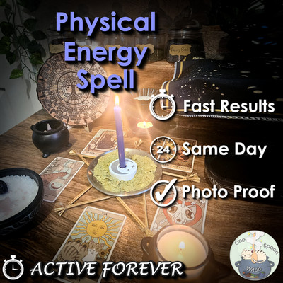 Physischer Energiezauber - Zaubern am selben Tag für Gesundheit, Schutz & Balance  
