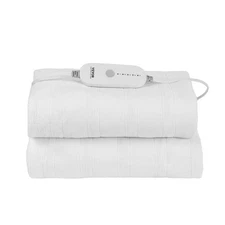 Heated Mattress Pad King Size 78x80" Fast Heating Electric Warmer Coral Fleece