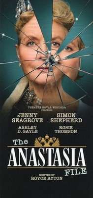 THE ANASTASIA FILE - Jenny Seagrove Simon Shepherd Theatre Handbill UK Tour 2026