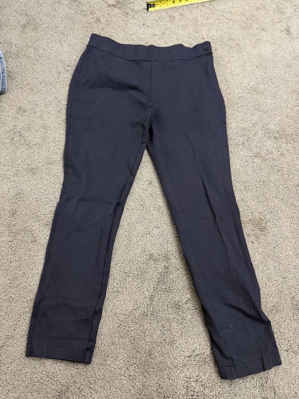Eddie Bauer Pull On Legging Pants Navy Size 12