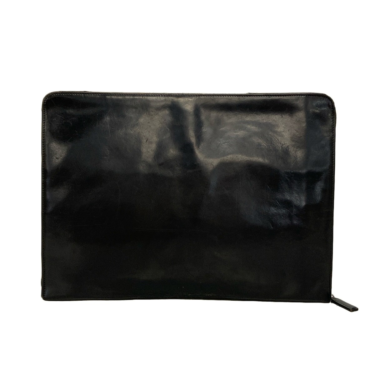 Vintage Gucci Old Second Bag in Black Leather