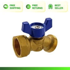 Everbilt 3/4 in Brass Female Hose Bibb – Lead-Free Outdoor Spigot Connector