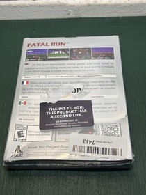 7800 Atari Fatal Run 1138033 New 2024  Atari Sold Out Release- Sealed