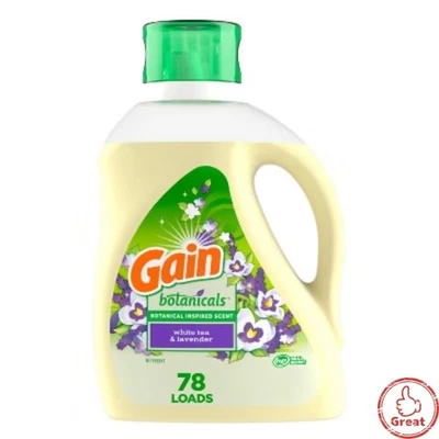 Gain Plant-Based White Tea & Lavender Laundry Detergent - 113 fl oz