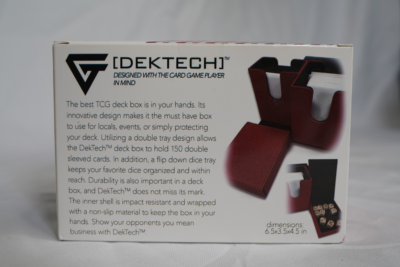 GemTech DekTech Gem Accessories Senpai Wynter TCG Deck Box (Brand New