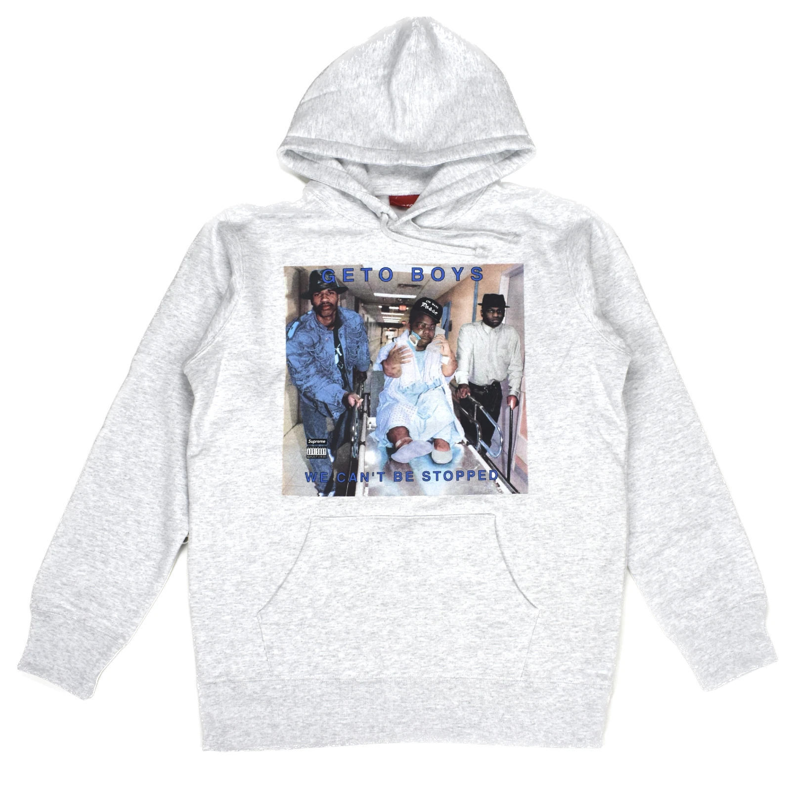 Neuf avec étiquette Supreme Rap A Lot Records Geto garçons photo sweat à capuche gris homme L SS17 AUTHENTIQUE