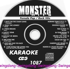 Female Pop/Rock MONSTER HITS KARAOKE CD+G VOL-1087 Blondie NEW IN WHITE SLEEVES