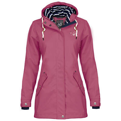 KOG Damen Regenjacke - Wasserdichte Outdoorjacke Im Oversize Schnitt