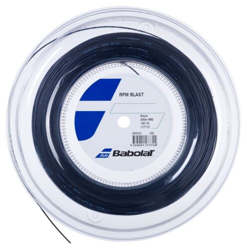 Babolat RPM BLAST 16G 1.30mm (black) 660ft 200m Reel Tennis String - Bild 1 von 1