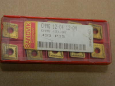 10x Wendeplatten Sandvik CNMG 120412-QM CNMG 433-QM 435 P35 Carbide inserts