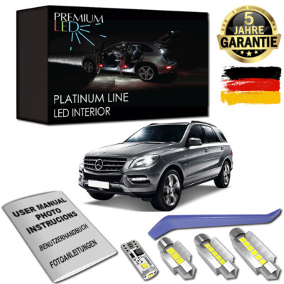 LED Innenraumbeleuchtung Premium Set für Mercedes ML166 W166 18x CANBUS Weiß