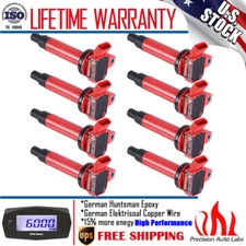 8 Pack Ignition Coils For Lexus GS430 GX470 LS430 LX470 LX570 SC430 4.3L 4.7L V8
