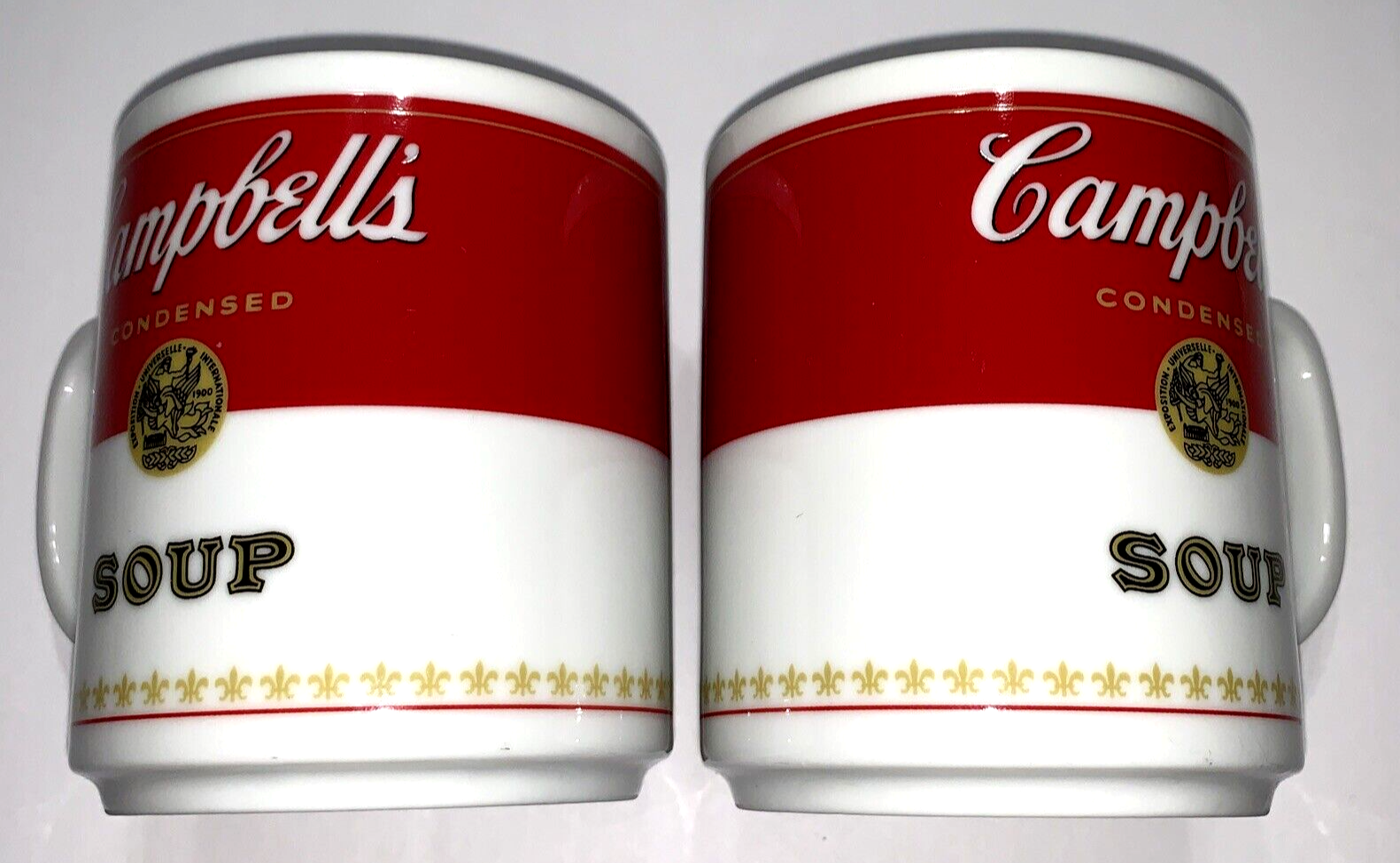 Vintage Genuine Porcelain Campbell's Coffee Mug Tea Cup Corning