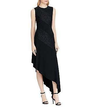 ralph lauren lace inset dress