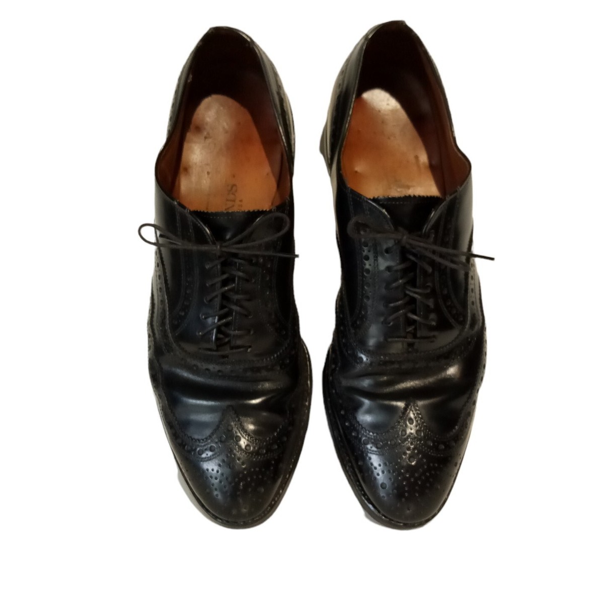 ALLEN EDMONDS Lloyd Black Leather Wing Tip‎ Sz 9 D Mens Dress Shoes Allen Edmonds Black Leather Wing Tip Shoes Men main image 2