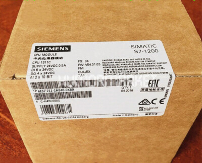 ONE Siemens S7-1200 CPU 1211C 6ES7 211-1HE40-0XB0 6ES7211-1HE40-0XB0 NEW