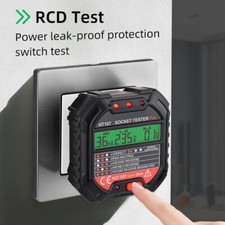 Digital Socket Circuit Tester AC 48 - 250V Outlet Tester Fault Checker UK Plug